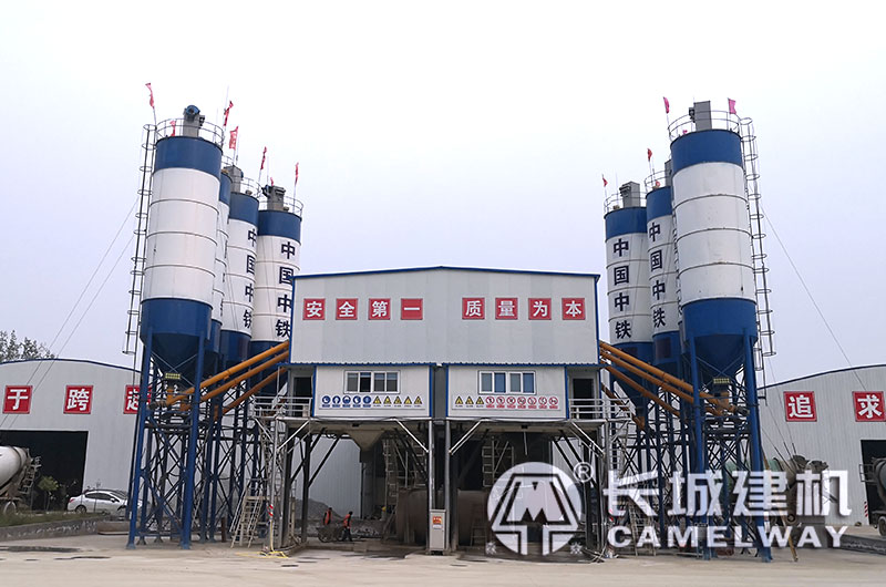 商混站設備現場設備運行流暢