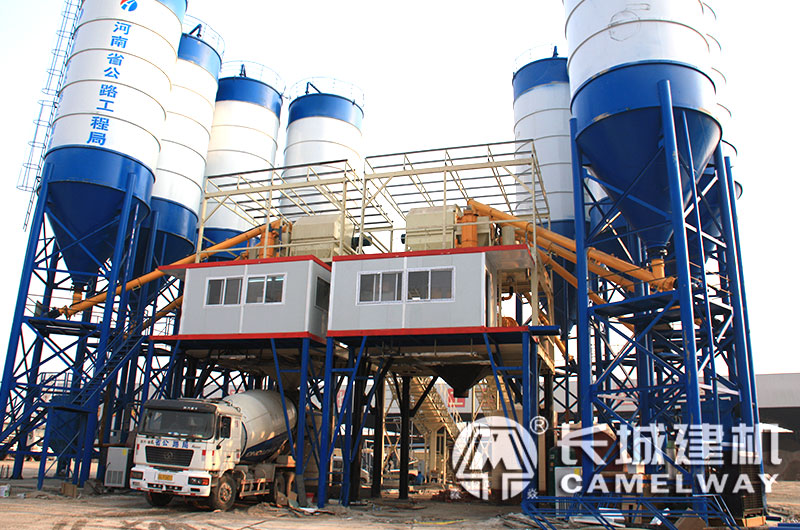 hzs120商混攪拌站的理論產量為120m/h