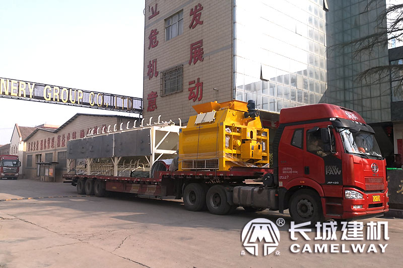 每小時100立方左右的混泥土攪拌設備設備發貨
